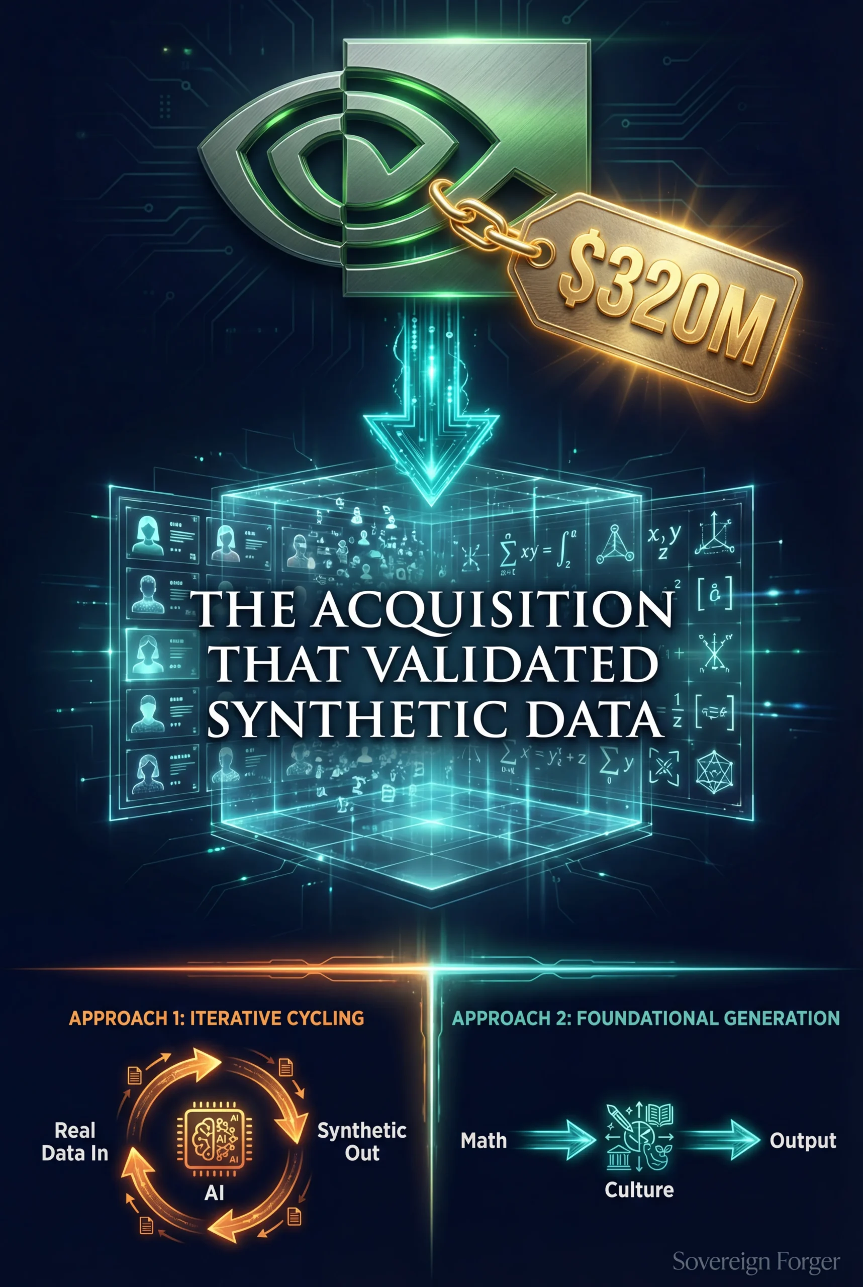 NVIDIA acquires Gretel for $320M — synthetic data market validation with growth projection from $635M to $4-8B