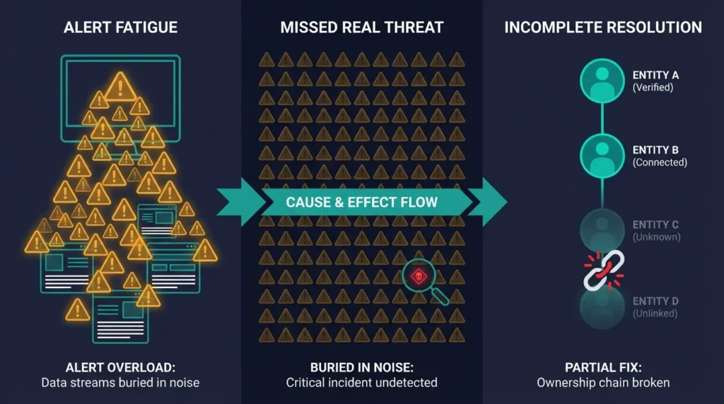 Dashboard comparing typical QA test data with simple profiles versus production reality where 87 percent of UHNWI clients have offshore exposure and all trigger enhanced due diligence