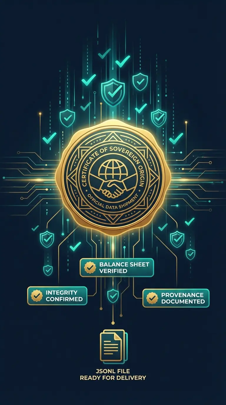 Home abstract visualization of a certified data shipmen 1773503878161