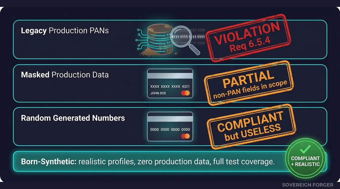 Three common test data mistakes under PCI DSS 4.0