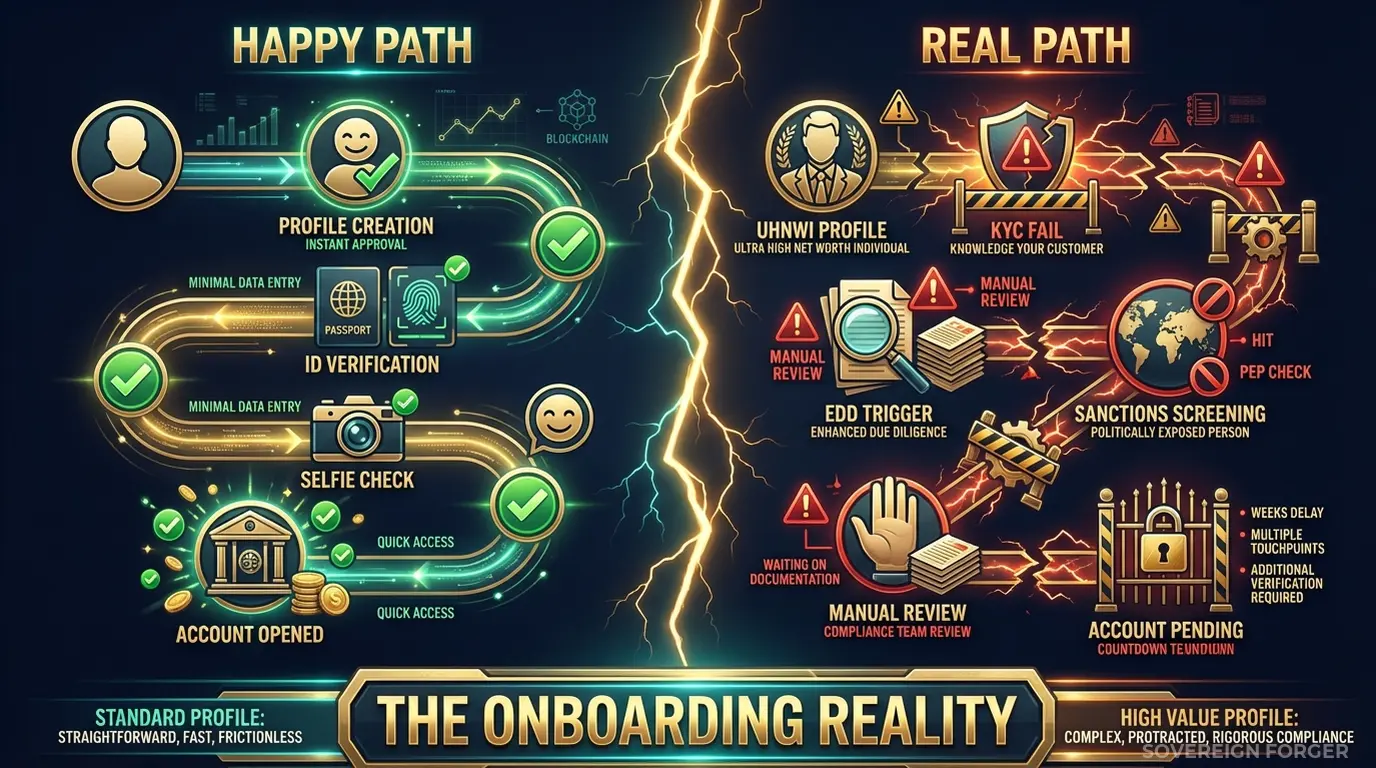 Problem visualization — insurance onboarding simulation