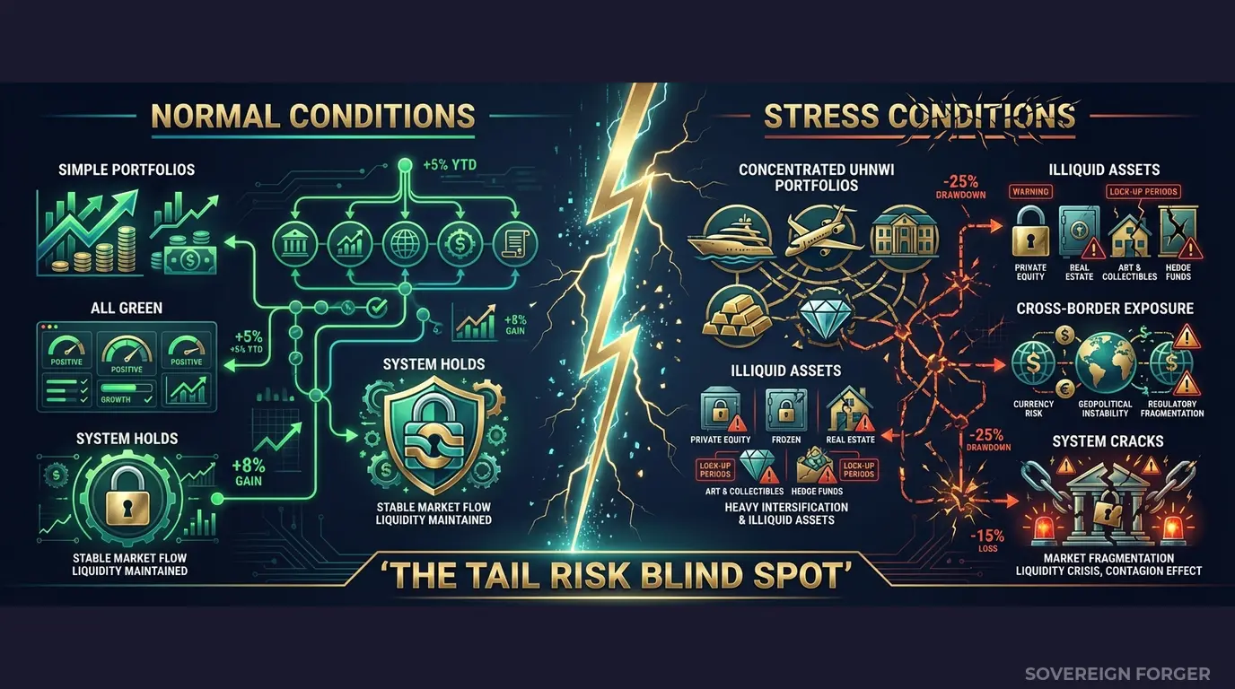 Problem visualization — neobank stress testing
