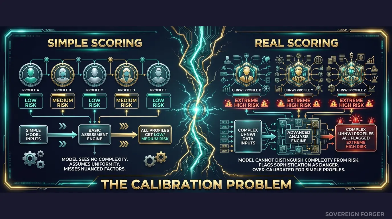 Problem visualization — payment processor risk scoring