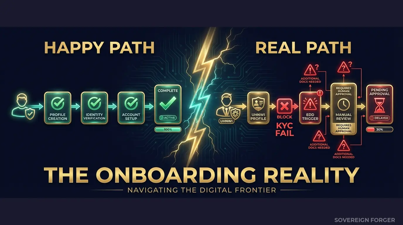 Problem visualization — regtech onboarding simulation