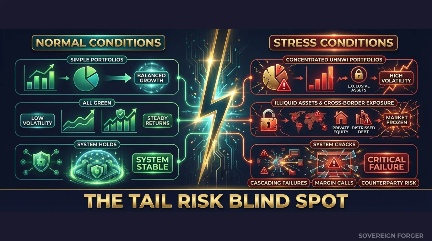 Problem visualization — traditional bank stress testing