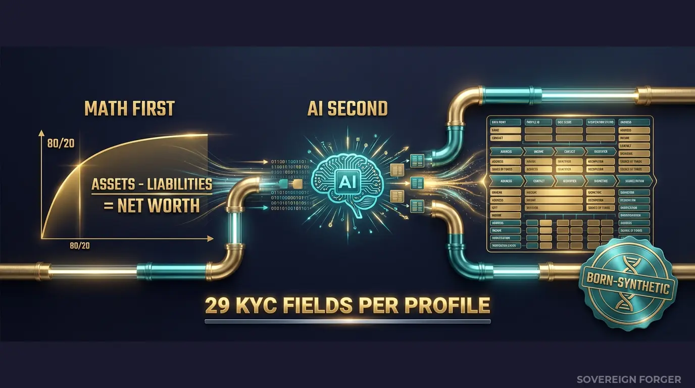 Solution visualization — traditional bank risk scoring